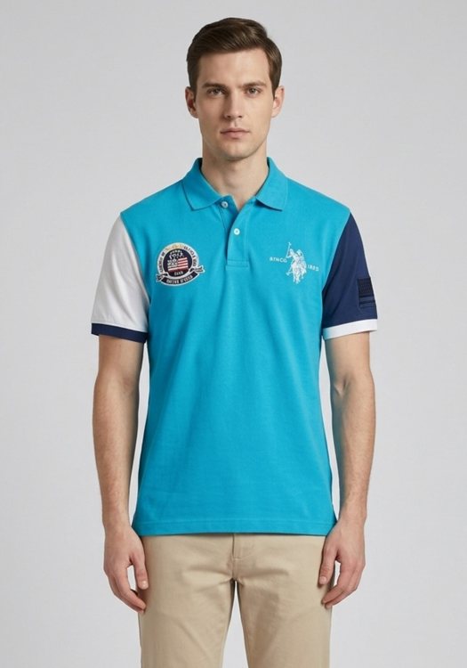 U.S. Polo Assn Μπλούζα Polo - 77390 41029 233 Blue