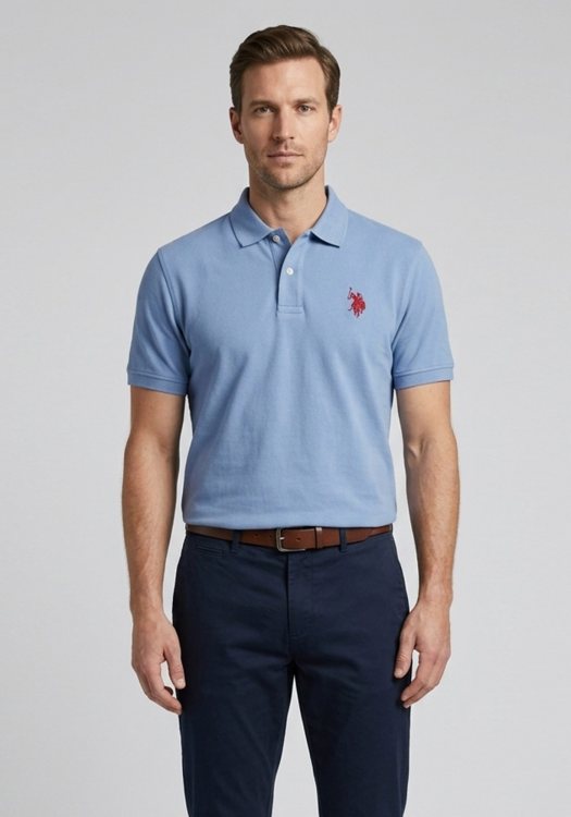 U.S. Polo Assn Μπλούζα Polo - 82102 47115 135 Blue