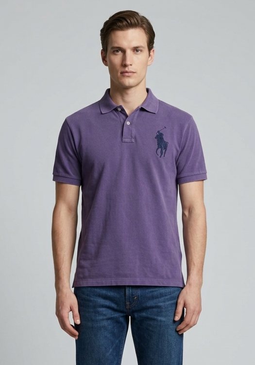 U.S. Polo Assn Μπλούζα Polo - 86586 43414 258 Purple