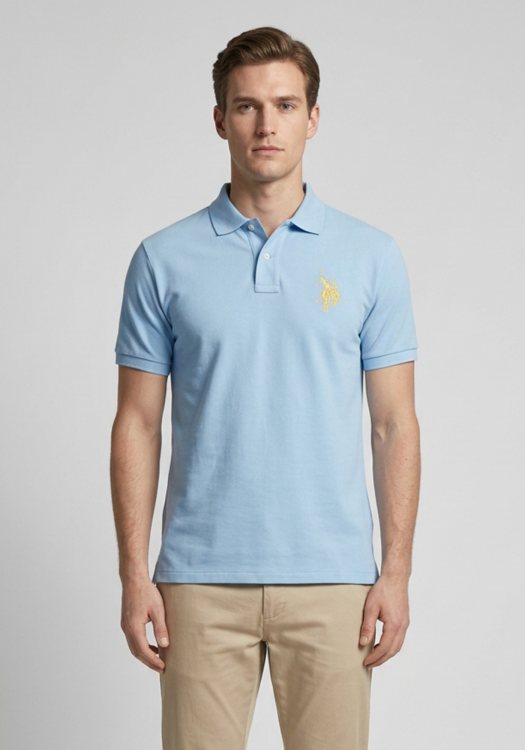 U.S. Polo Assn Μπλούζα Rider - 08233 47151 137 Ciel