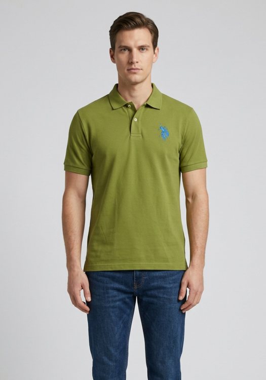 U.S. Polo Assn Μπλούζα Rider - 08233 47151 244 Green