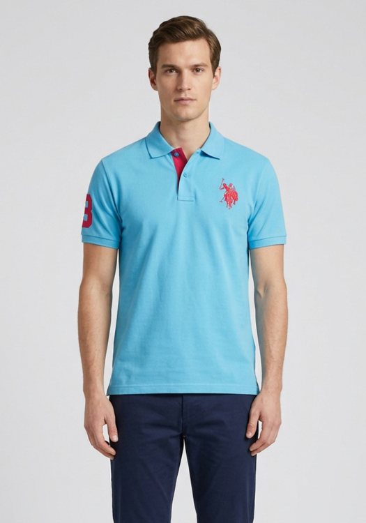 U.S. Polo Assn Μπλούζα Rider - 48369 41029 133 Blue
