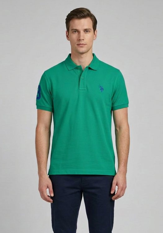 U.S. Polo Assn Μπλούζα Rider - 77436 41029 144 Green