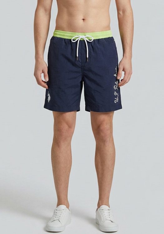 U.S. Polo Assn Μαγιό Sporty - 182 02989 44996 177 Dark Blue
