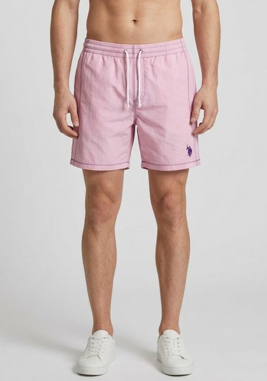 U.S. Polo Assn Μαγιό Sporty - 98694 44996 105 Light Pink