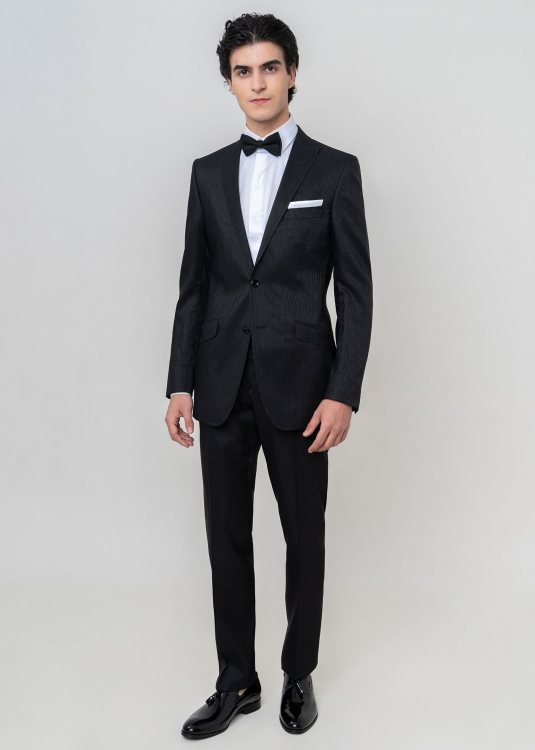 Versace Collection Κοστούμι της σειράς Texture - V2TAD31 V3Z681 005 Black 