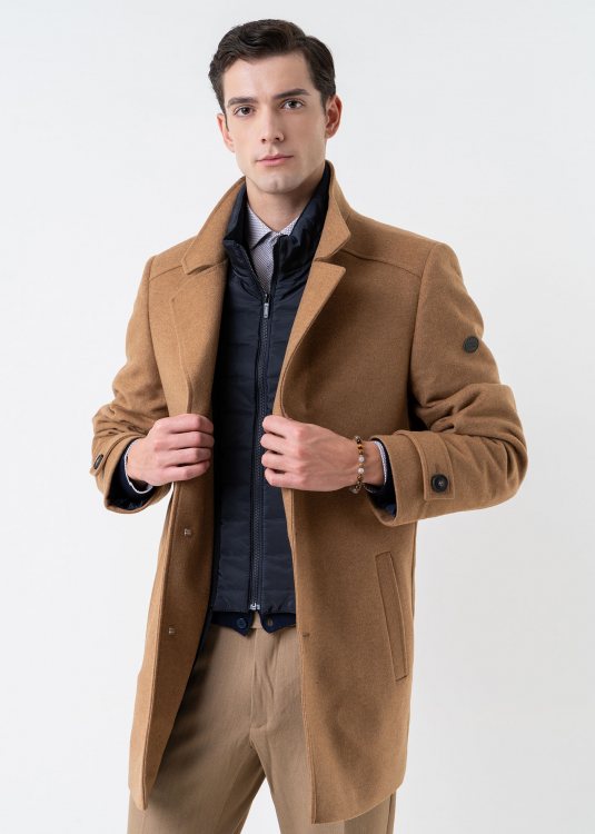 Fynch Hatton Παλτό της σειράς Jacket - 1310 2050 843 Camel