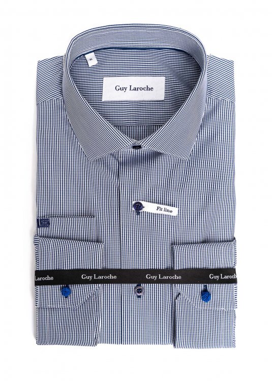 Guy Laroche Πουκάμισο της σειράς Fit Line -  GL0828772 01 Blue