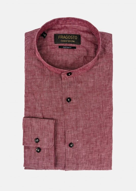 Fragosto Λινό Πουκάμισο της σειράς Exclusive - FRE03S22M 031 Cherry