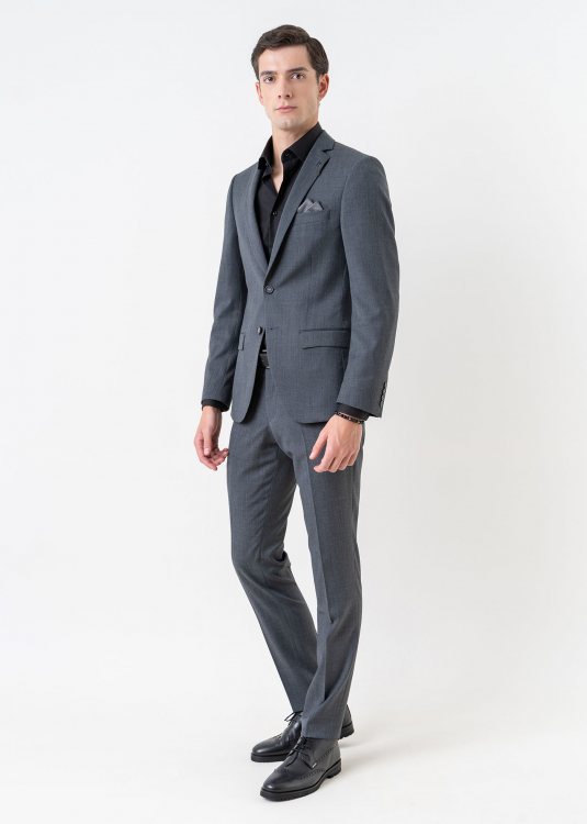 Fragosto 2 Pieces Κοστούμι της σειράς Nebraska - FRS2323 4871 021 003 Grey