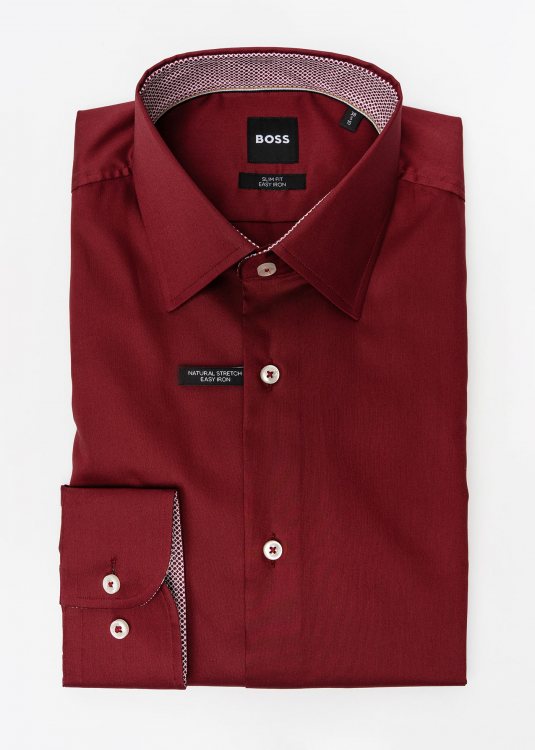 BOSS Πουκάμισο της σειράς H Hank - 50502725 602 Dark Red