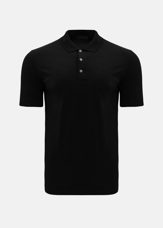 Nino Marini Polo Μπλούζα της σειράς Piqué - 1S300 00170 Black