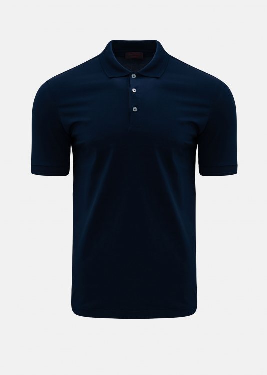 Nino Marini Polo Μπλούζα της σειράς Piqué - 1S300 00100 Blue