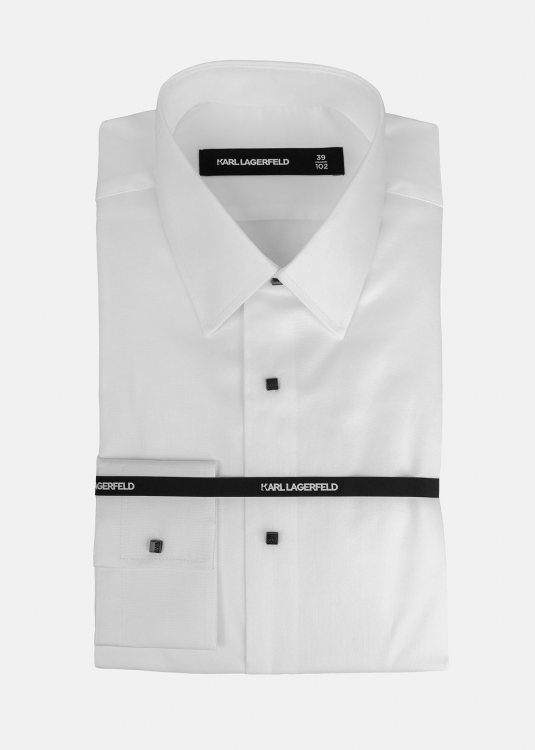 Karl Lagerfeld Πουκάμισο της σειράς Basic - 605000 552602 10 White