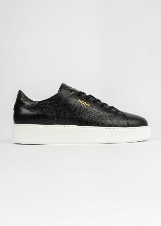 BOSS Shoes Δερμάτινα Sneakers της σειράς Sneakers - B5720 Black Tumble