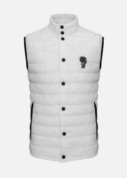 Karl Lagerfeld Αμάνικο Μπουφάν της σειράς Vest - 505029 532591 10 White