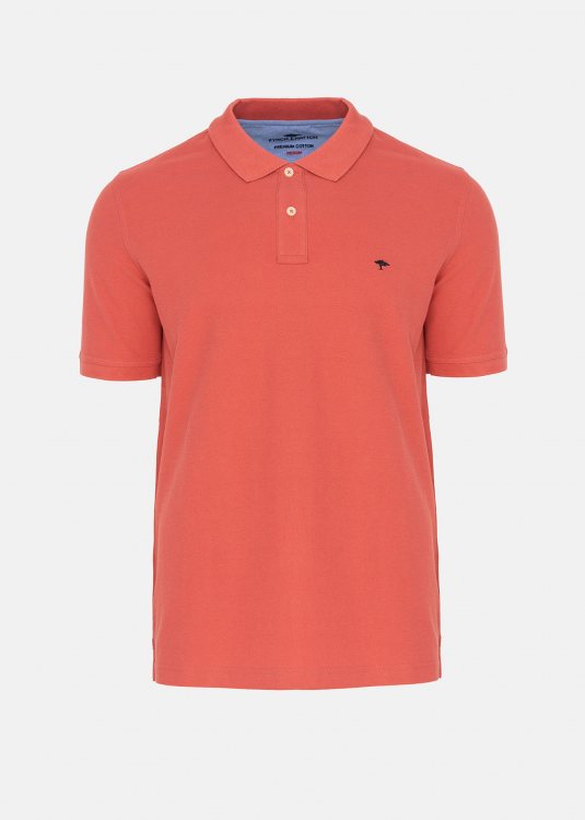 Fynch Hatton Polo Μπλούζα της σειράς Supima Cotton - 1513 1700 364 Terracotta