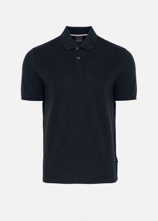 Bugatti Polo Μπλούζα της σειράς Stripe - 8150 75002C 390 Blue