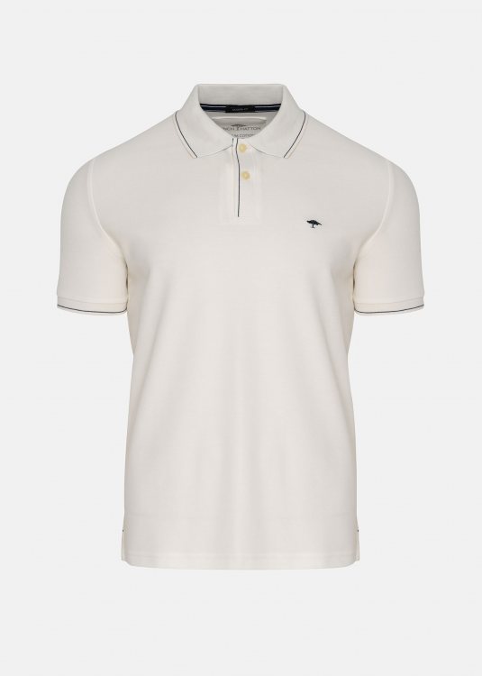 Fynch Hatton Polo Μπλούζα της σειράς Supima - 1503 1702 824 New Offwhite