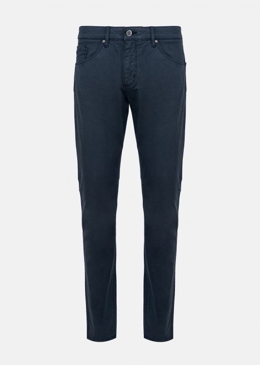 Fynch Hatton Υφασμάτινο Παντελόνι της σειράς Chino - 1314 2807 688 Dark Navy