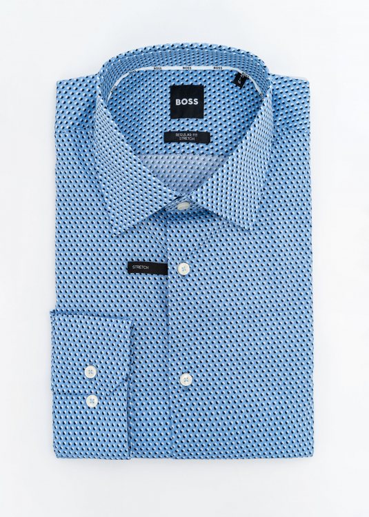 BOSS Πουκάμισο της σειράς JOE - 50490019 450 Light Pastel Blue
