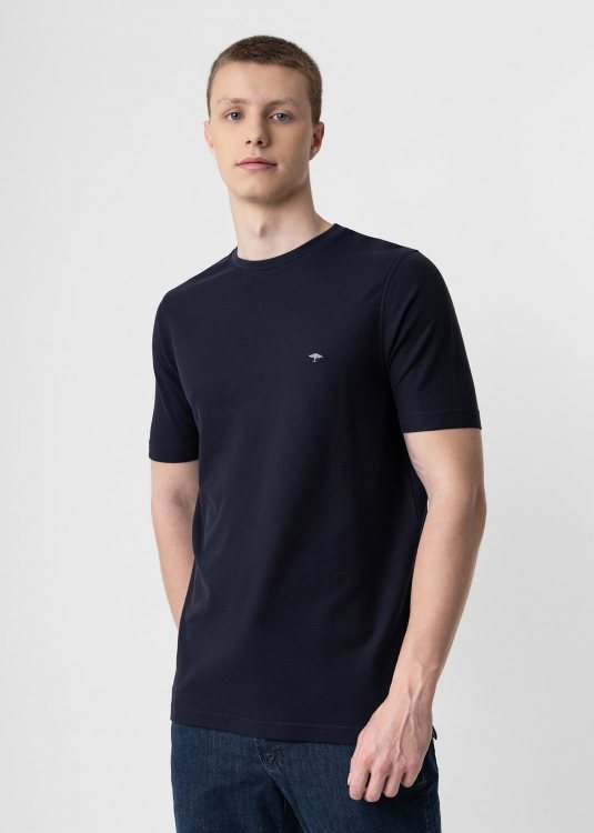 Fynch Hatton Μπλούζα της σειράς Basic - 1503 1707 685 Navy