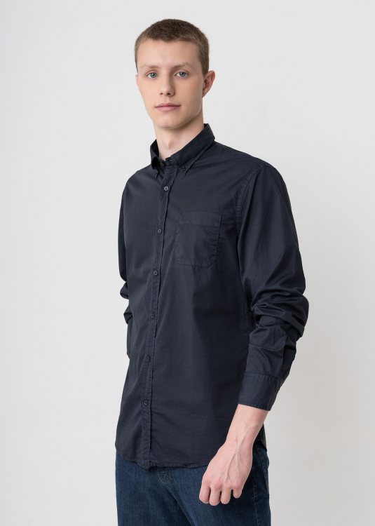 Trussardi Jeans Πουκάμισο της σειράς Basic - 524011 149 Dark Blue