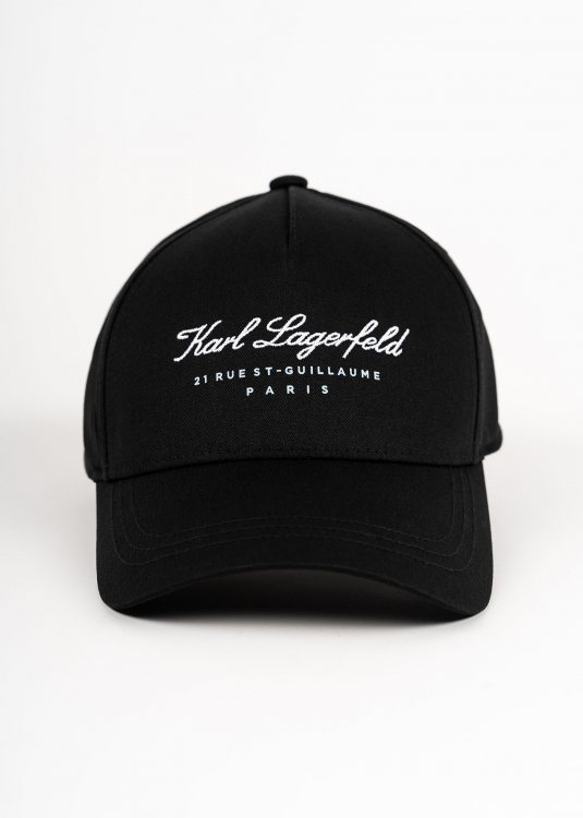 Karl Lagerfeld Καπέλο της σειράς Basecap - 805626 541123 990 Black