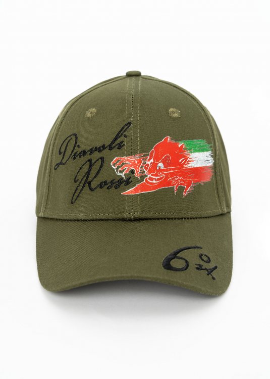 Aeronautica Militare Καπέλο της σειράς Baseball - HA1137 39284 Verde 