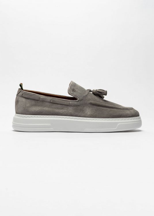 BOSS Shoes Loafers της σειράς Cigaro - B7686 Grey Suede