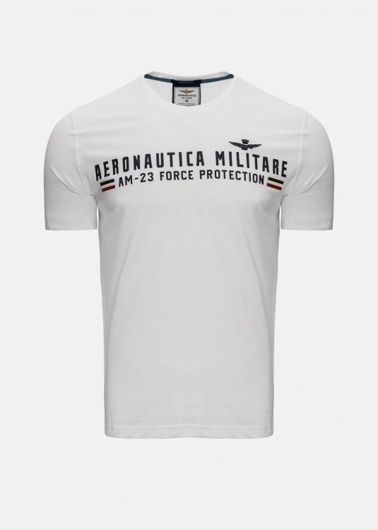 Aeronautica Militare Μπλούζα της σειράς Jersey - TS1942 73062 Off White