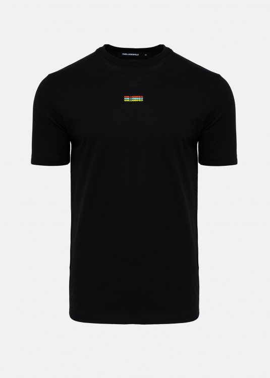 Karl Lagerfeld T Shirt της σειράς Crewneck - 755031 552224 990 Black