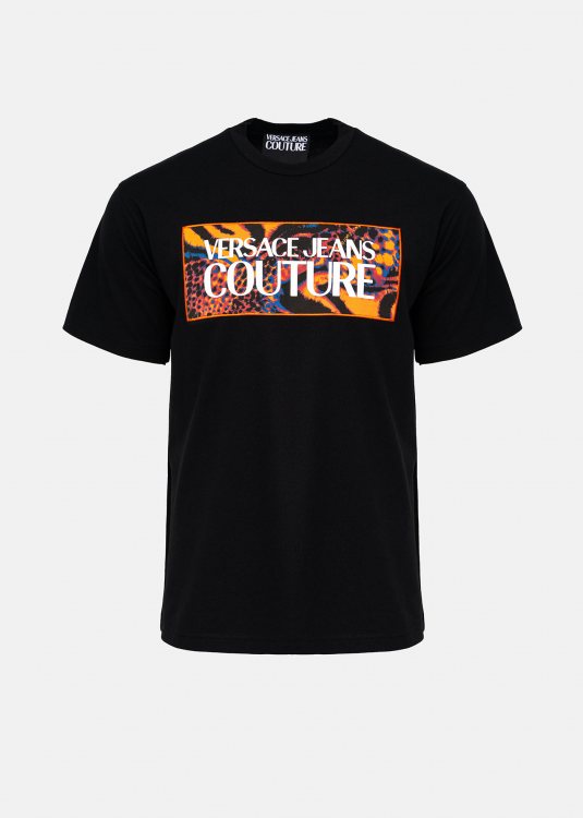 Versace Jeans Couture Μπλούζα της σειράς Animal - 78GAHE04 78UP601 899 Black