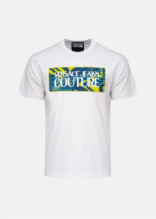 Versace Jeans Couture Μπλούζα της σειράς Animal - 78GAHE04 78UP601 003 White
