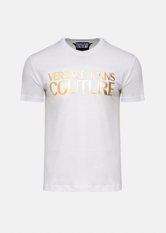 Versace Jeans Couture Μπλούζα της σειράς Logo - 78GAHT05 78UP600 G03 White