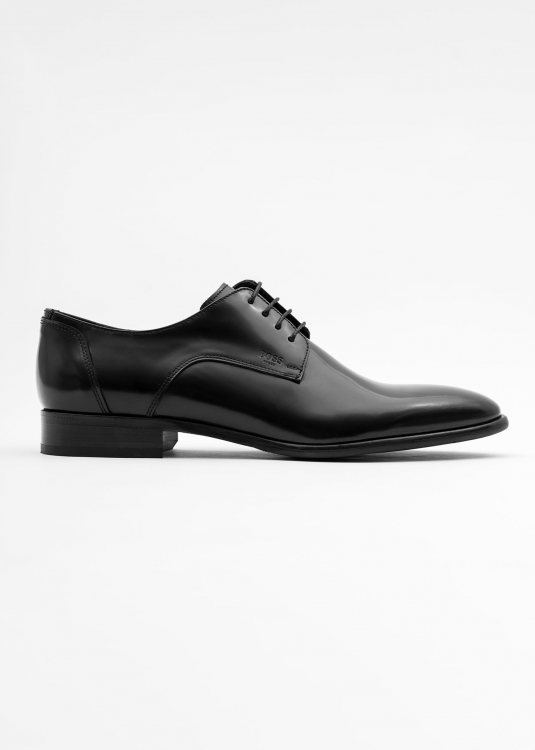 BOSS Shoes Δερμάτινα Παπούτσια της σειράς Scarpe - Z7513 SP Black Spazzola