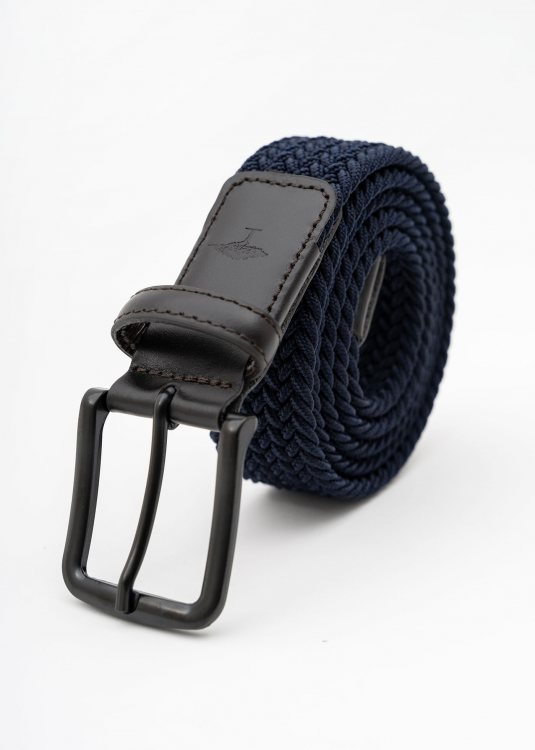 Fynch Hatton Ζώνη Braided - FM4009 H4507 0490 Navy