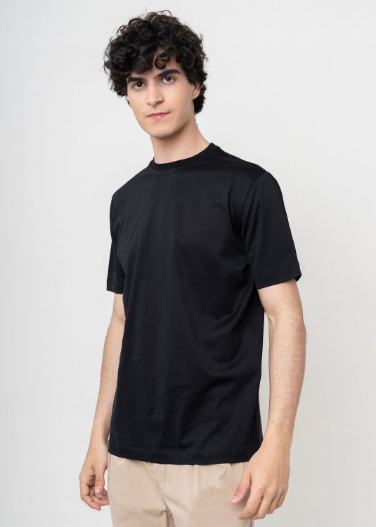 Nino Marini T Shirt της σειράς Basic - XININ8X100 00045 Black