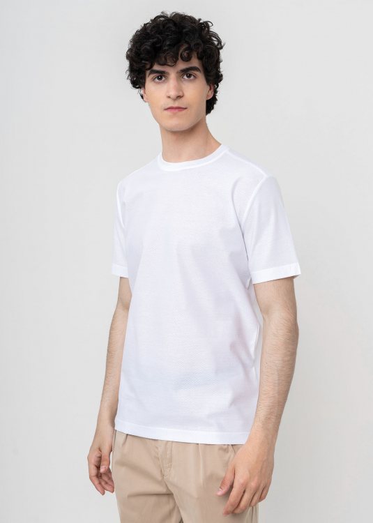 Nino Marini T Shirt της σειράς Micro - XININ82147 00010 White