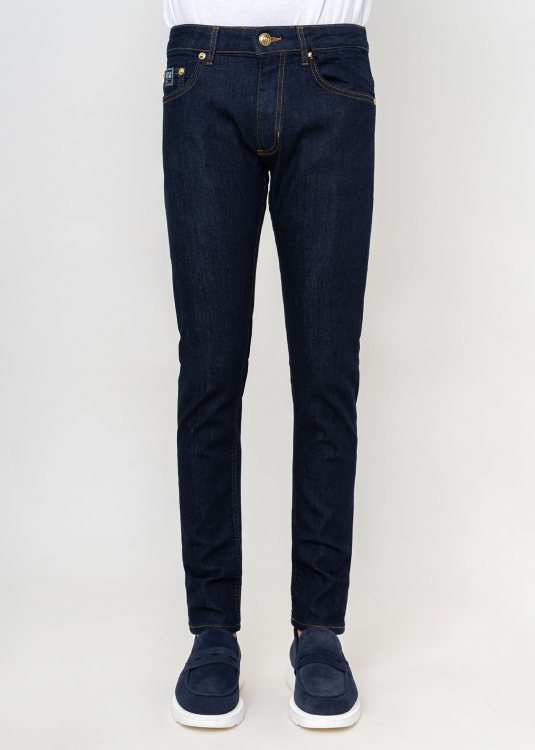 Versace Jeans Couture Denim Παντελόνι της σειράς Dundee - 78GAB5D0 78UP508 904 Deep Blue
