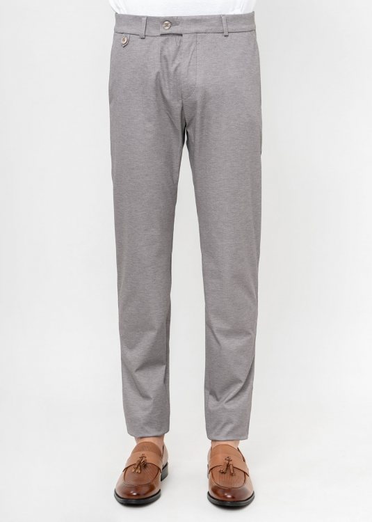 Bugatti Υφασμάτινο Παντελόνι της σειράς Chino - 4096 76840C 40 Grey