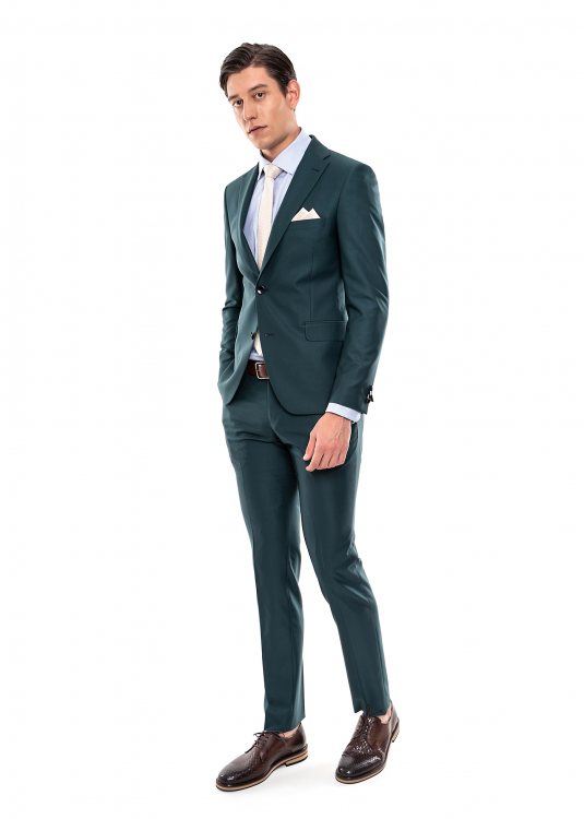 Fragosto  Slim Fit Suit  - Green 006