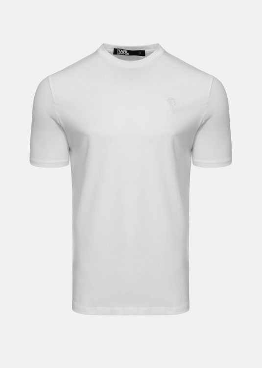 Karl Lagerfeld T Shirt της σειράς Crewneck - 755055 532221 10 White 