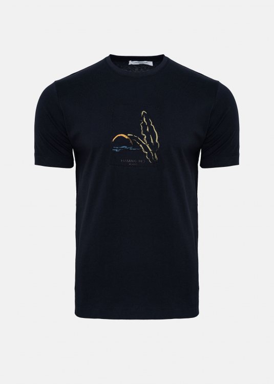 Hamaki Ho T Shirt της σειράς Jersey - TE278H SS25 Blue