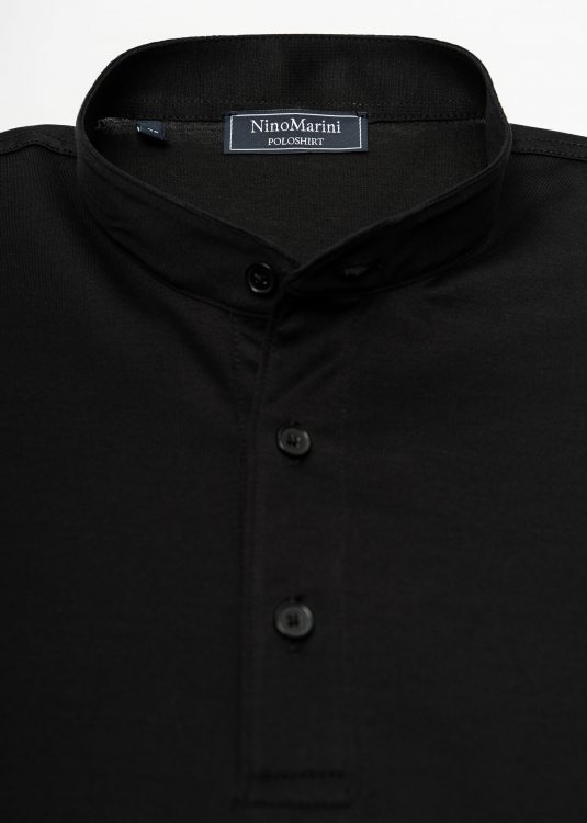 Nino Marini Polo Μπλούζα της σειράς Merci - XININ82200 00045 Black