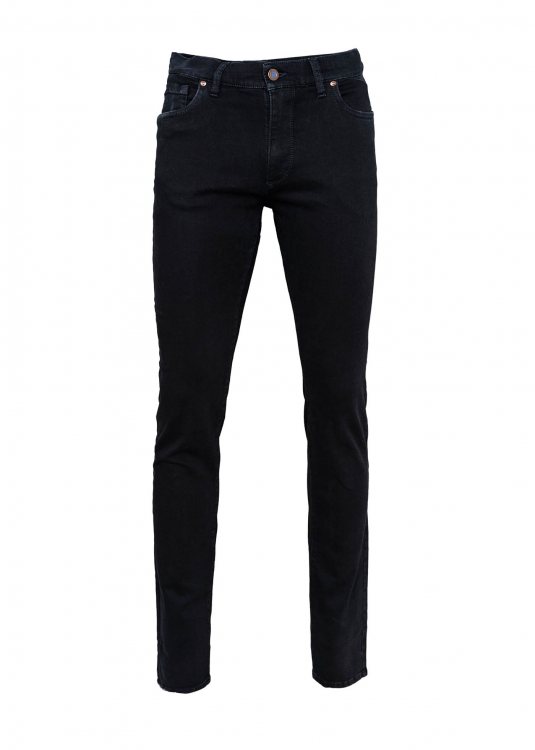 Fynch Hatton Jean Παντελόνι σε Modern γραμμή - 1221 2950 996 Black