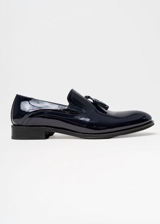 BOSS Shoes Δερμάτινα Παπούτσια της σειράς Patent - 5429PAT Blue