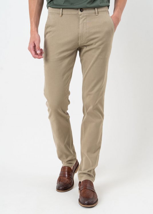 BOSS Υφασμάτινο Παντελόνι της σειράς Chino - 50495292 239 Light Brown