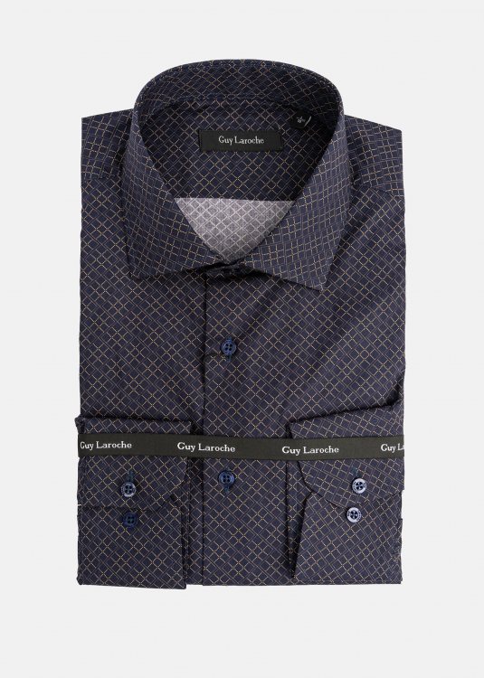 Guy Laroche Πουκάμισο της σειράς Rex - GLDW28720 CL 4 Blue