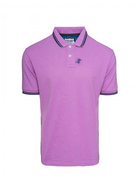 La Tortuga Pique Polo μπλούζα σε Regular γραμμή - 11E6100U442SE01 3551 Peonia